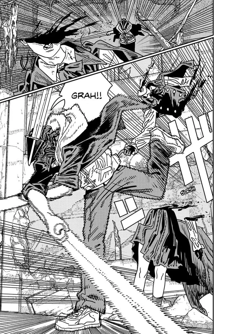 Chainsaw Man Manga Chapter 218 page 10 - Eat Me scene