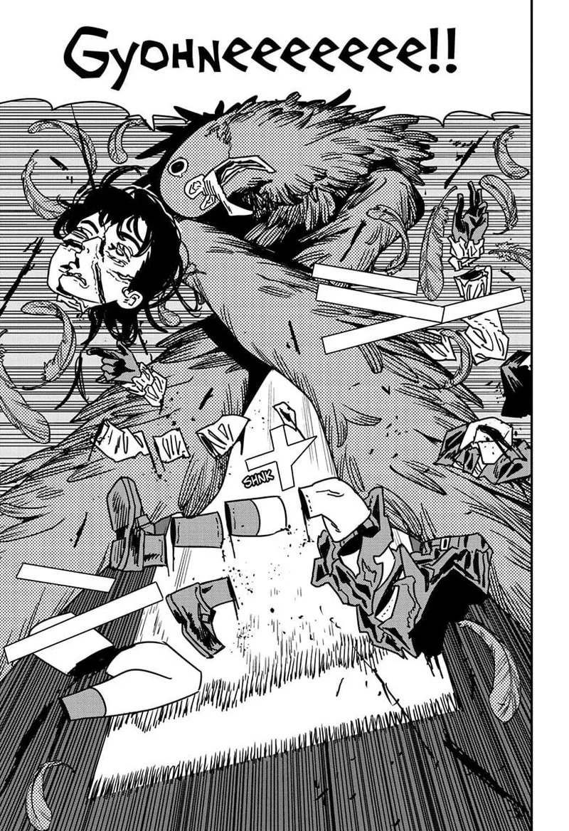 Chainsaw Man Manga Chapter 218 page 12 - Eat Me scene