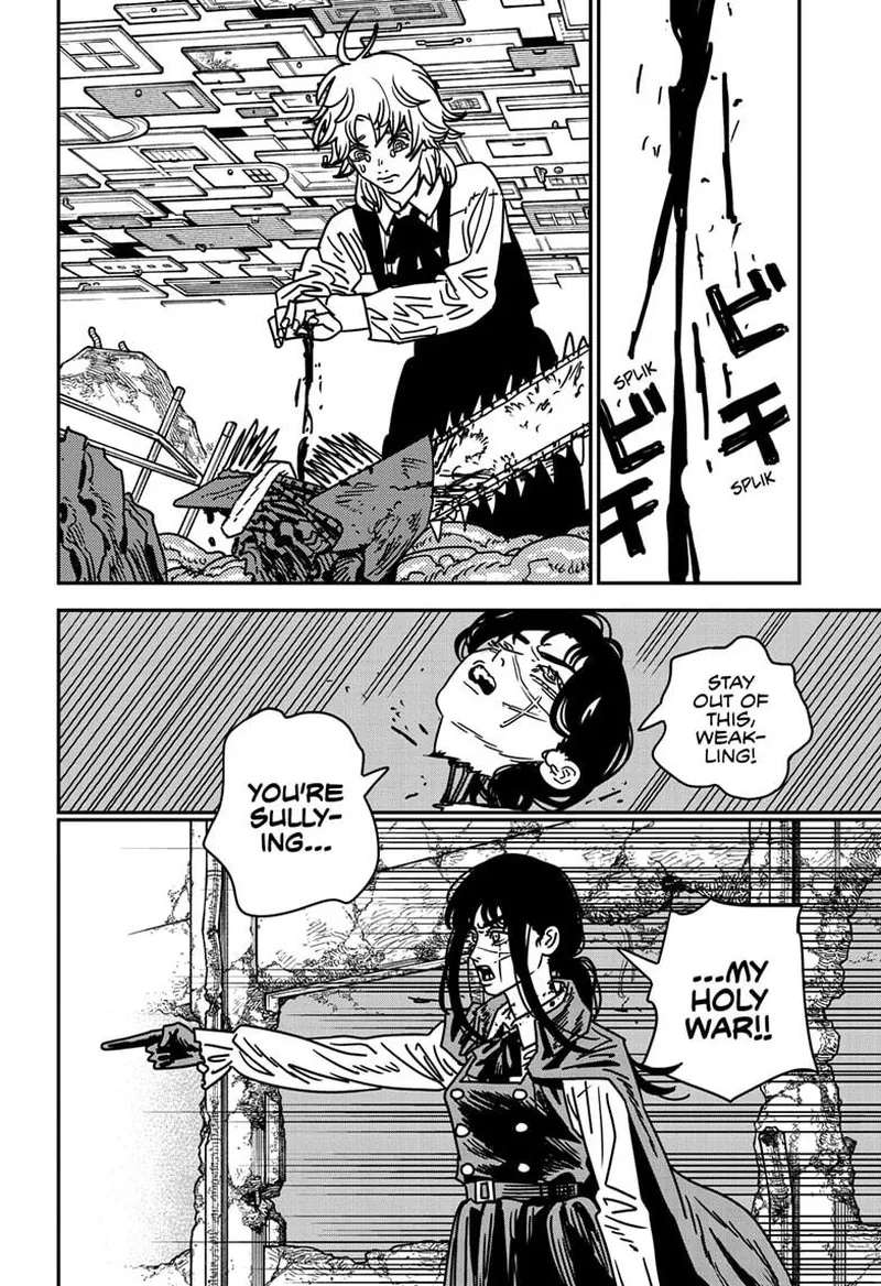 Chainsaw Man Manga Chapter 218 page 7 - Eat Me scene